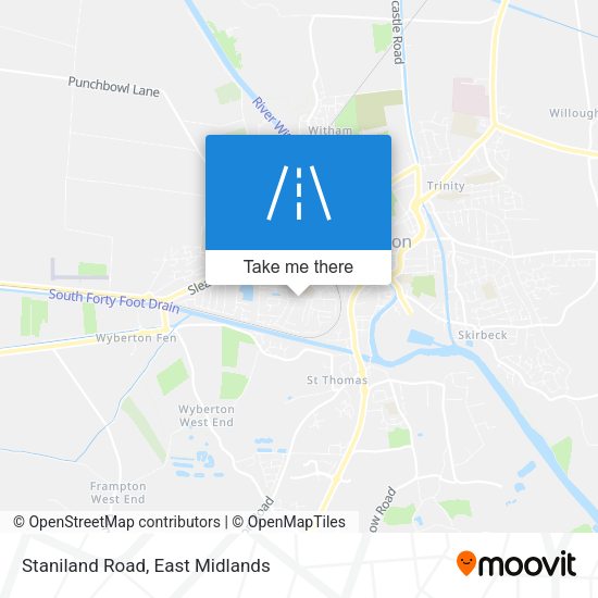 Staniland Road map
