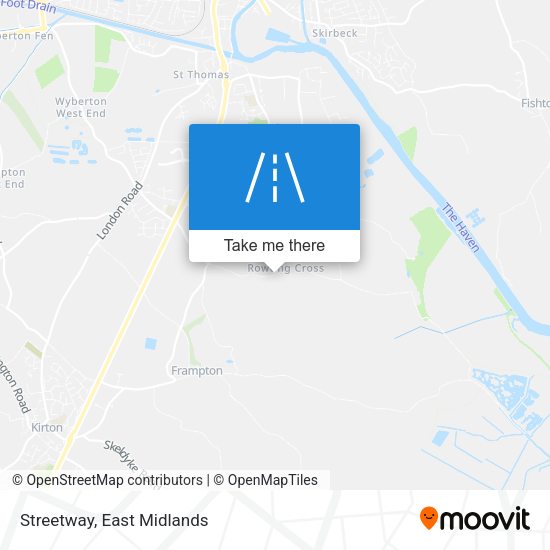 Streetway map