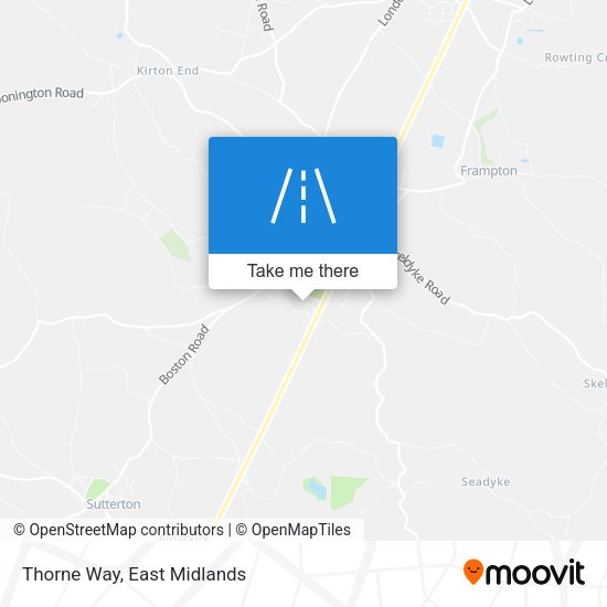 Thorne Way map