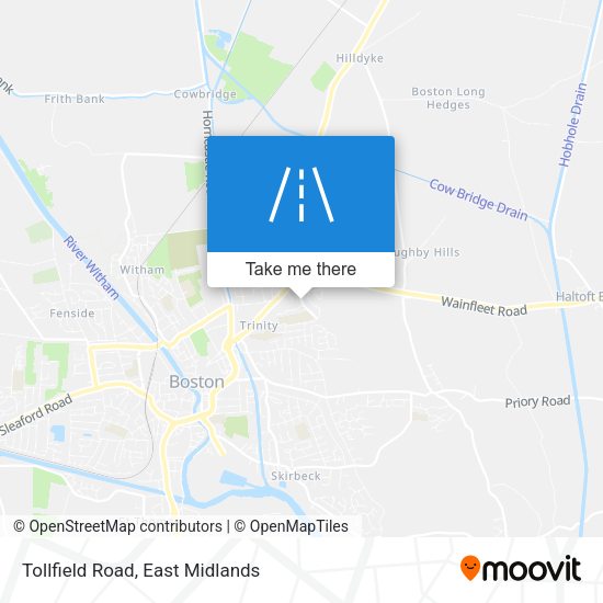 Tollfield Road map