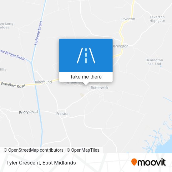 Tyler Crescent map