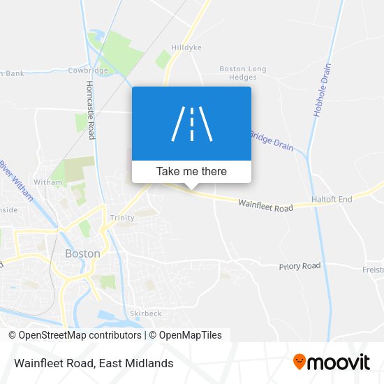 Wainfleet Road map