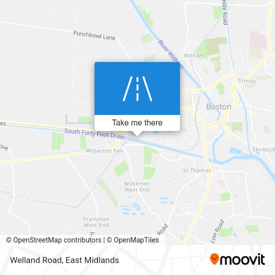 Welland Road map