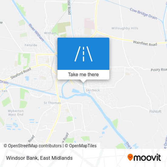 Windsor Bank map