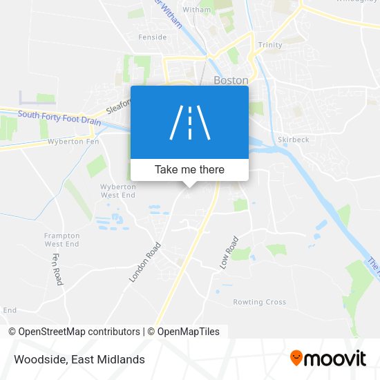 Woodside map