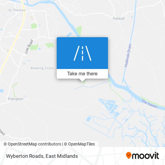 Wyberton Roads map