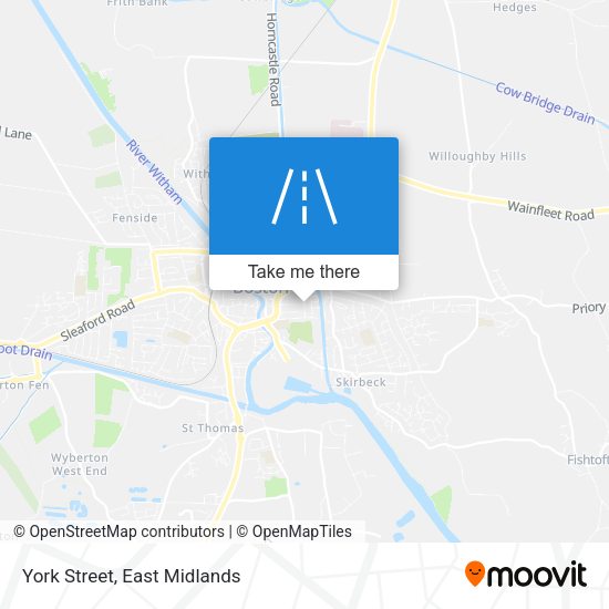 York Street map