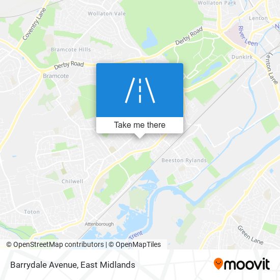 Barrydale Avenue map