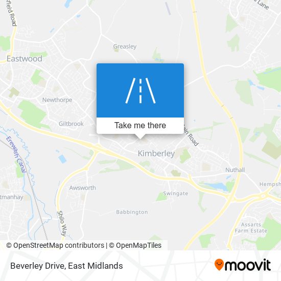 Beverley Drive map