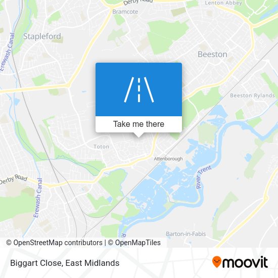 Biggart Close map