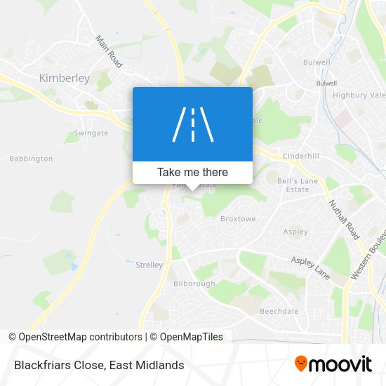 Blackfriars Close map