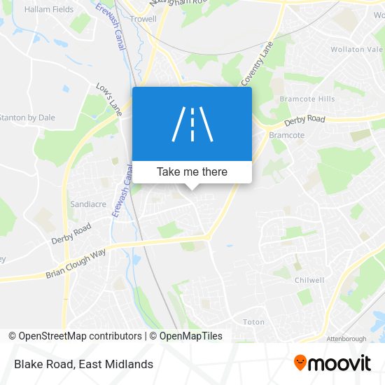 Blake Road map