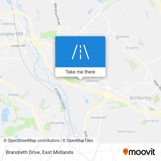 Brandreth Drive map