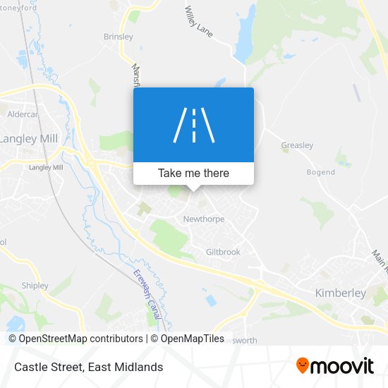 Castle Street map