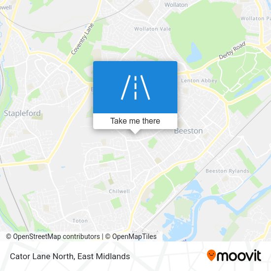 Cator Lane North map