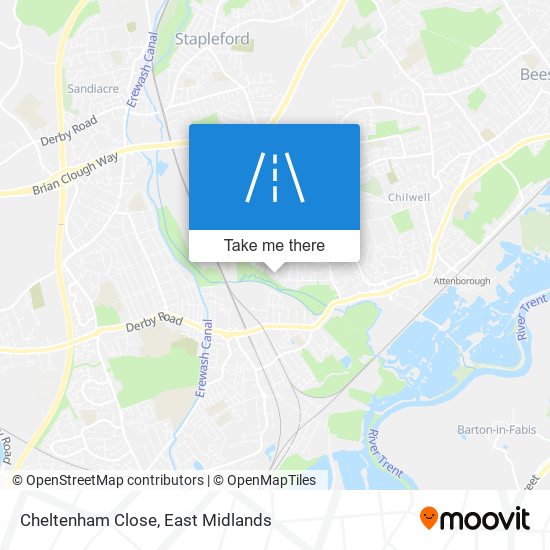 Cheltenham Close map