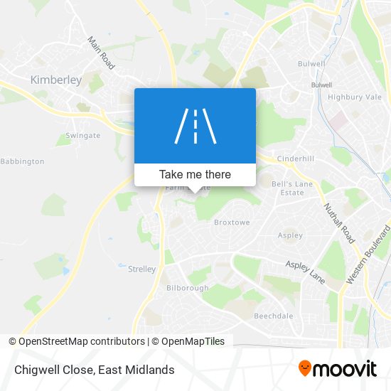 Chigwell Close map