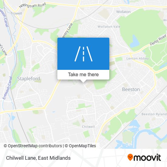 Chilwell Lane map