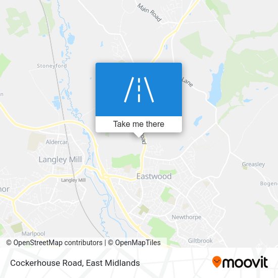 Cockerhouse Road map