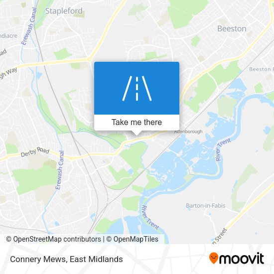 Connery Mews map