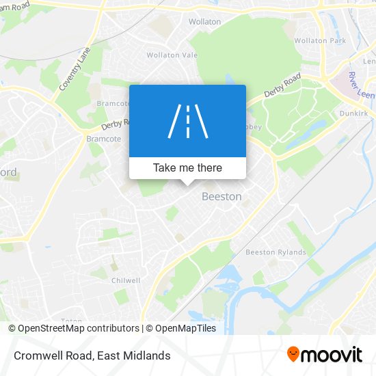 Cromwell Road map