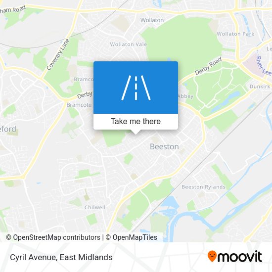 Cyril Avenue map