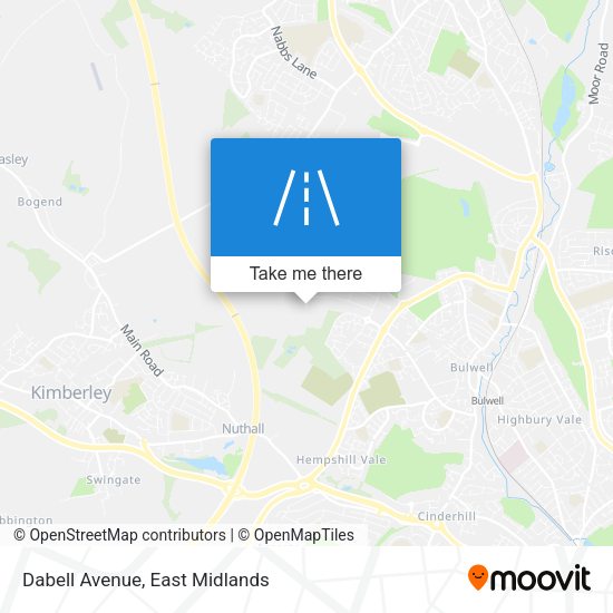 Dabell Avenue map