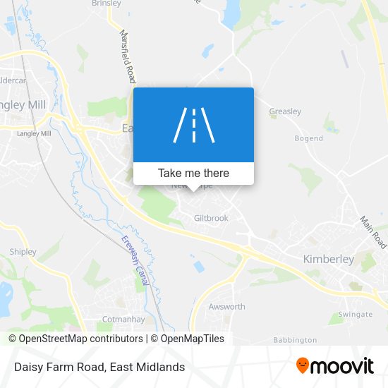 Daisy Farm Road map