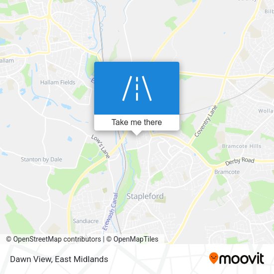 Dawn View map