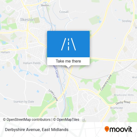 Derbyshire Avenue map