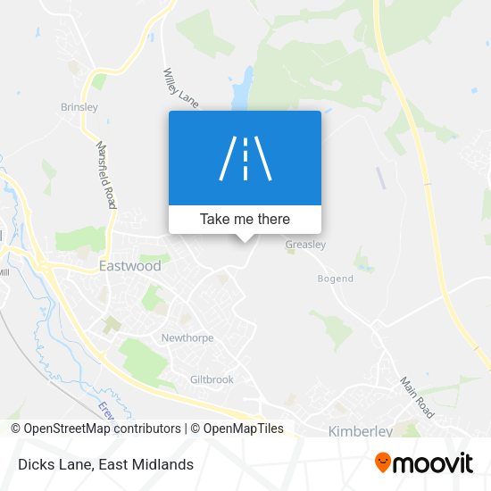 Dicks Lane map