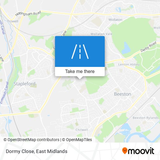 Dormy Close map