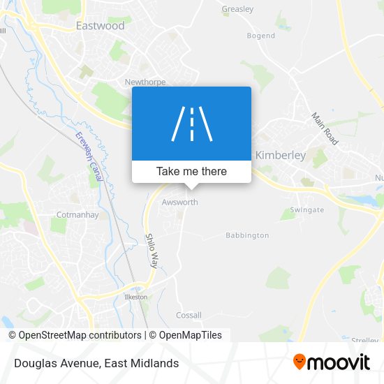 Douglas Avenue map