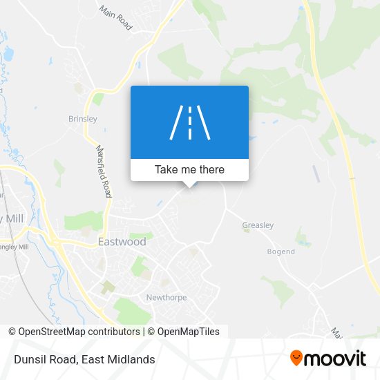 Dunsil Road map