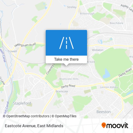 Eastcote Avenue map