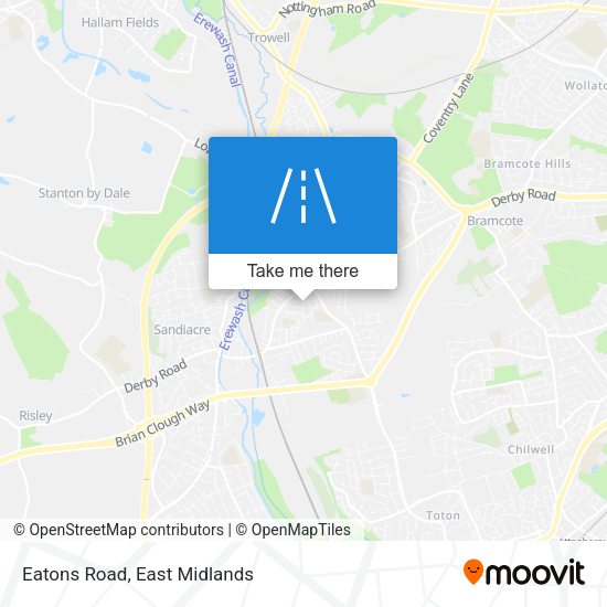 Eatons Road map
