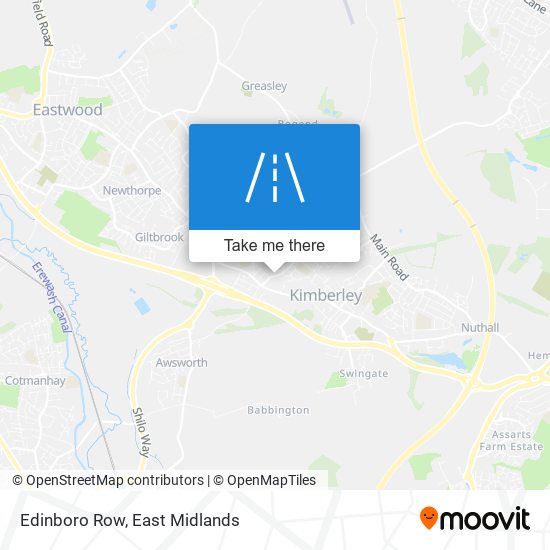 Edinboro Row map