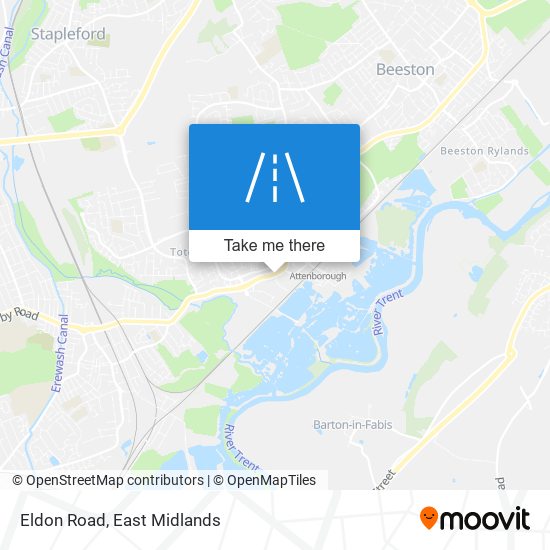 Eldon Road map