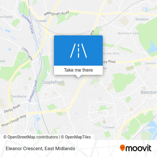 Eleanor Crescent map