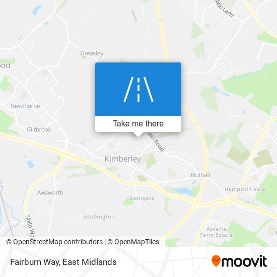 Fairburn Way map