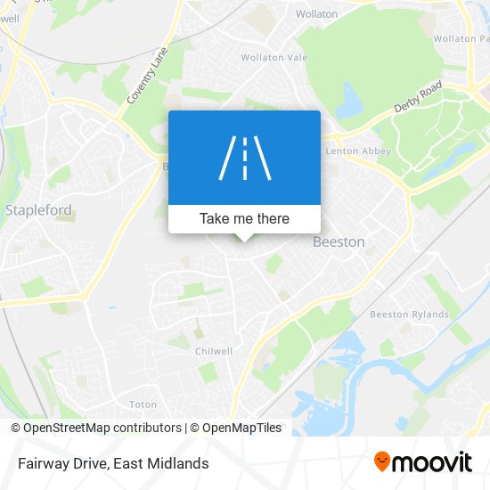 Fairway Drive map