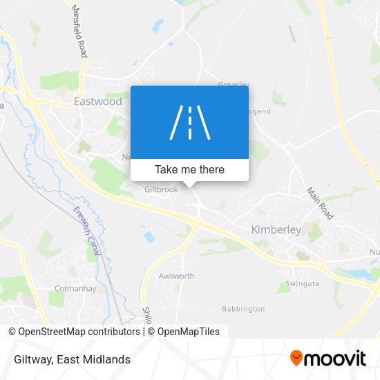 Giltway map
