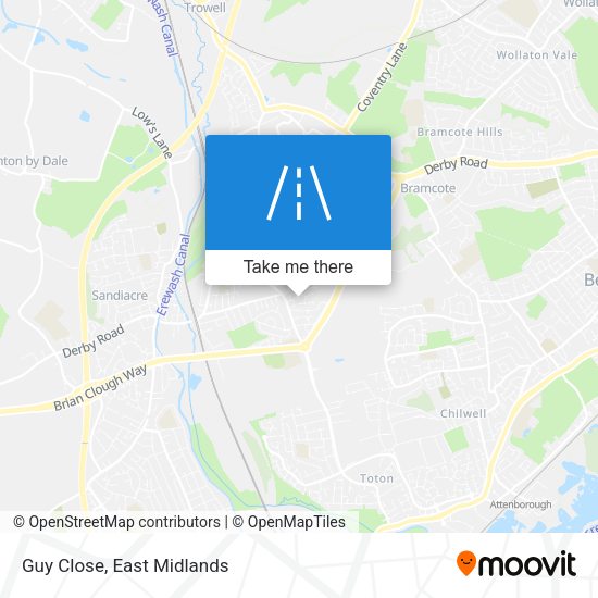 Guy Close map