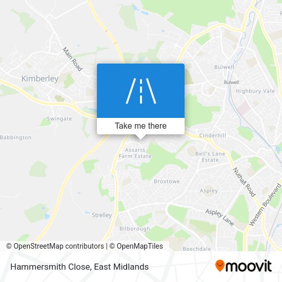 Hammersmith Close map