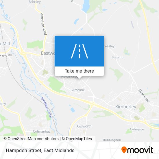 Hampden Street map