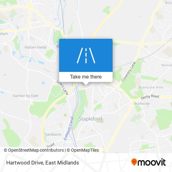 Hartwood Drive map