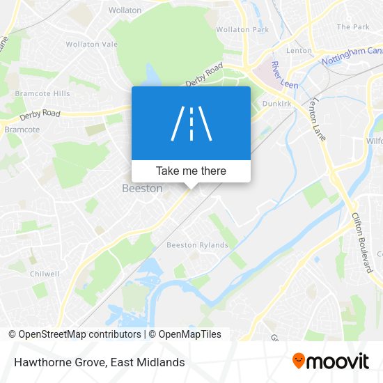 Hawthorne Grove map