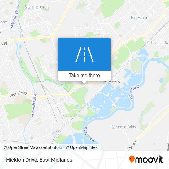 Hickton Drive map