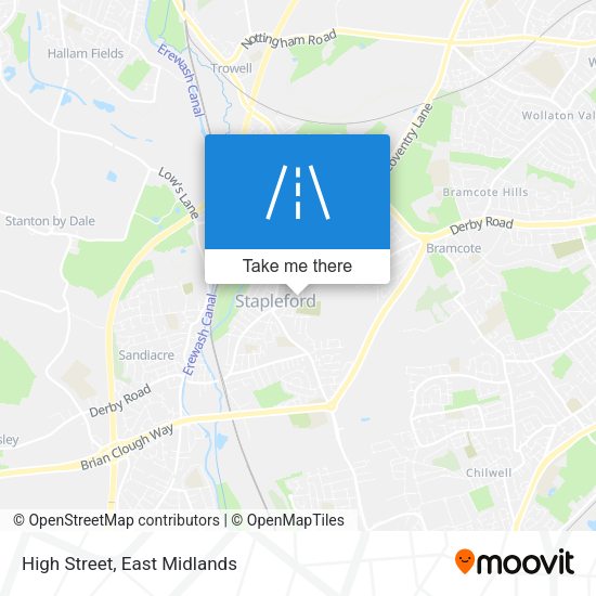 High Street map