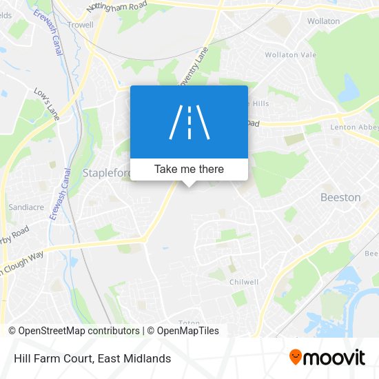 Hill Farm Court map